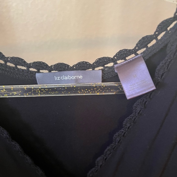 Liz Claiborne Stretchy Black Dress- Medium - Picture 7 of 11